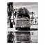 Grey Beach Bus 30x40 Canvas Wall Art