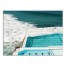Beach Pool 40x30 Canvas Wall Art