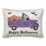 Happy Halloween Truck 14x20 Spun Poly Pillow