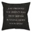 Shiver Phrase 18x18 Spun Poly Pillow