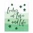 Lucky Love and Life 10x8 Tabletop Canvas