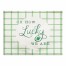 Oh How Lucky 18x14 Poly Twill Placemat