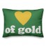 Heart of Gold 14x20 Spun Poly Pillow
