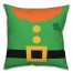 Leprechaun Suit 18x18 Personalized Spun Poly Pillow