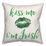 Kiss Me 18x18 Spun Poly Pillow