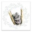 Sleeping Koala 16x16 Canvas Wall Art