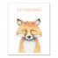 Mischievous Fox 16x20 Canvas Wall Art