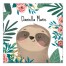 Jungle Sloth 20x20 Personalized Canvas Wall Art