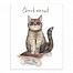 Cat on Skateboard 8x10 Tabletop Canvas