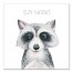 Stay Curious Raccoon 16x16 Canvas Wall Art