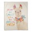 Llama Fiesta 50x60 Coral Fleece Blanket