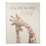Mom and Baby Giraffe 50x60 Coral Fleece Blanket