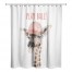 Baseball Giraffe 71x74 Shower Curtain