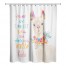 Llama Fiesta 71x74 Personalized Shower Curtain