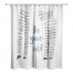 Be Yourself Zebra 71x74 Shower Curtain