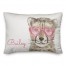 Pink Cheetah Glasses 14x20 Personalized Spun Poly Pillow