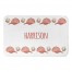 Baseball Pattern 34x21 Personalized Bath Mat