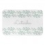 Botanical Leaves 34x21 Personalized Bath Mat