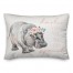 Darling Watercolor Hippo 14x20 Spun Poly Pillow
