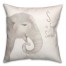 Baby Elephant 18x18 Personalized Spun Poly Pillow