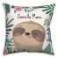 Jungle Sloth 18x18 Personalized Spun Poly Pillow