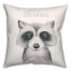 Stay Curious Raccoon 18x18 Spun Poly Pillow