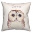 Stay Wise Owl 18x18 Spun Poly Pillow