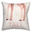 Stand Tall Giraffe 18x18 Spun Poly Pillow