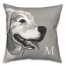 Grayscale Lab 18x18 Personalized Spun Poly Pillow