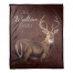 Buck Painting 50x60 Personalized Coral Fleece Blanket