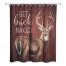 Buck Painting 71x74 Shower Curtain