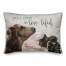 Watercolor Cows 14x20 Spun Poly Pillow