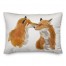 Watercolor Foxes 14x20 Spun Poly Pillow