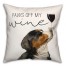 Paws off Wine 18x18 Spun Poly Pillow