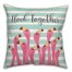 Flock Together 18x18 Spun Poly Pillow
