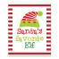 Santa's Favorite Elf 8x10 Canvas Wall Art