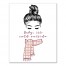 Baby It's Cold Outside 8x10 Canvas Wall Art