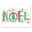 Festive Noel  10x8 Canvas Wall Art