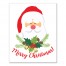 Merry Christmas Santa 8x10 Canvas Wall Art