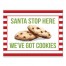 Stanta Stop Here 10x8 Canvas Wall Art