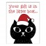 Your Gift is in the Litter Box 8x10 Canvas Wall Art