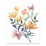 Butterflies and Flowers 8x10 Tabletop Canvas
