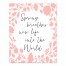 Spring Breathes New Life 8x10 Tabletop Canvas