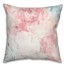 Abstract Watercolor Flowers 18x18 Spun Poly Pillow