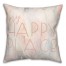 My Happy Place 18x18 Spun Poly Pillow