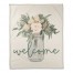 Welcome Jar of Flowers 50x60 Coral Fleece Blanket