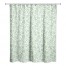 Green Leaf Pattern 71x74 Shower Curtain