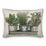 Potted Plants 14x20 Personalized Spun Poly Pillow