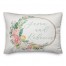 Spring Wreath 14x20 Personalized Spun Poly Pillow