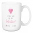 Valentine Check Yes or No 15 oz Mug
